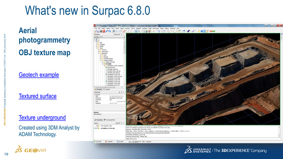 3DM Analyst-generated stockpiles in Surpac